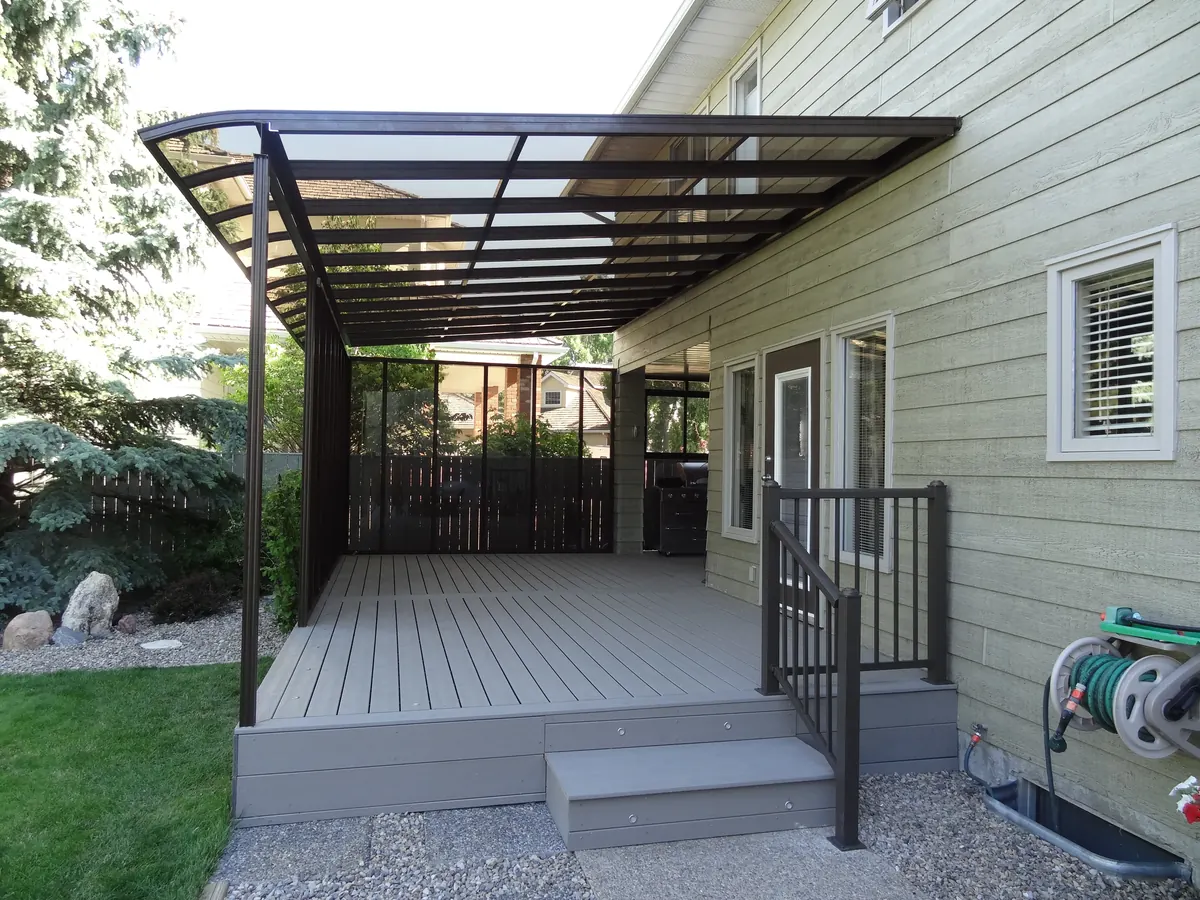 Curved-End Patio Cover
